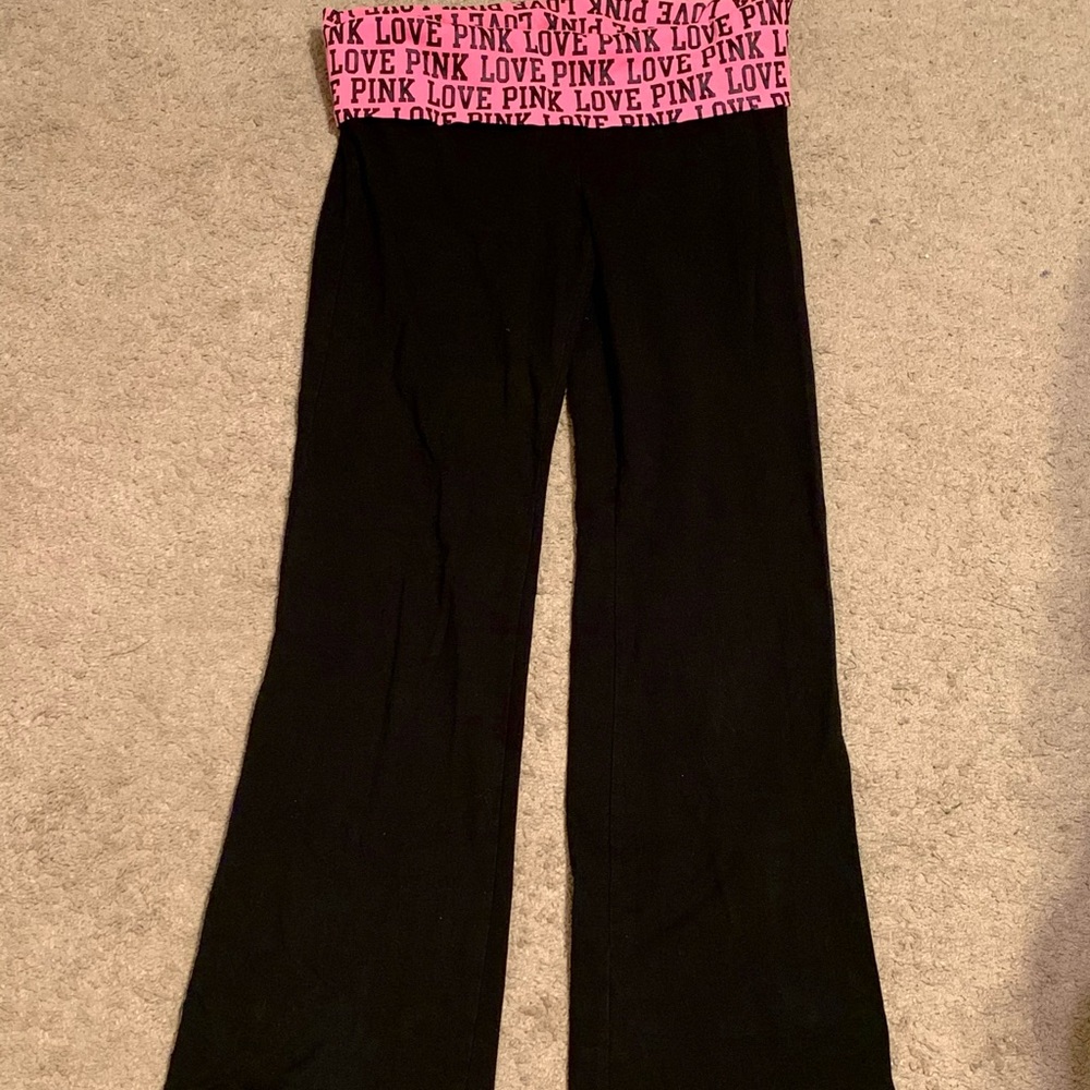 Victorias Secret Pink Flare Yoga Pants